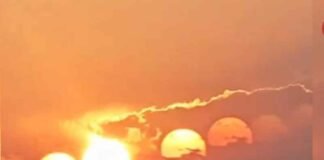 Aparecen «siete soles» en China