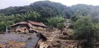 Las lluvias en el centro de Japón causan un muerto y 10 desaparecidos