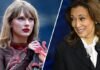 Con 293 millones de seguidores en Instagram y 95 millones en X, Taylor Swift anuncia su respaldo a Kamala Harris