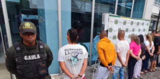 Detienen a 190 personas por secuestro y extorsión en Colombia