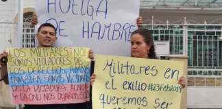 «Queremos salir de Colombia, no estamos seguros»: hablan exmilitares venezolanos en huelga de hambre ante falta de protección