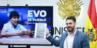 El ministro de Gobierno acusa a Evo Morales de disparar a policías