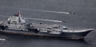 Taiwán se declara en “alerta máxima” tras la incursión del portaaviones chino