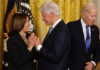 Bill Clinton apoyara la campaña de Kamala Harris