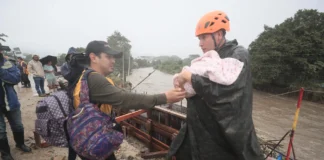 Un muerto y más de 47 mil personas afectadas por la tormenta tropical Sara en Honduras