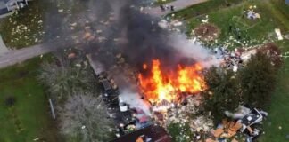 2 fallecidos y 1 herido por la explosión de un casa en Ohio