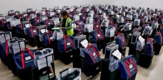 Drones, cristales antibalas y un botón de pánico: EEUU blinda sus centros de votación