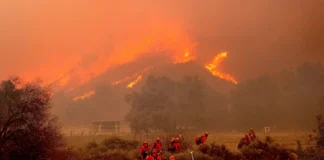 El sur de California está bajo las llamas