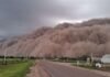 Tormenta de polvo causó estragos en Santiago del Estero en Argentina
