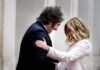 Giorgia Meloni entrega la nacionalidad a Javier Milei por sus orígenes italianos