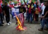 Protestas en Panamá: Manifestantes queman banderas de Estados Unidos en rechazo a Trump