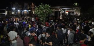 Primera caravana de migrantes bajo el gobierno de Trump parte desde el Sur de México