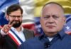 Diosdado Cabello insulta al presidente Boric: «Tú no eres izquierda nada, mamarracho»