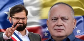 Diosdado Cabello insulta al presidente Boric: «Tú no eres izquierda nada, mamarracho»