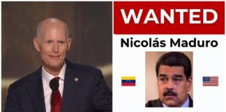 Rick Scott presenta propuesta para elevar a 100 millones de dólares recompensa por Maduro