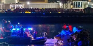 Un avión con 64 personas a bordo se estrella contra un helicóptero militar en Washington