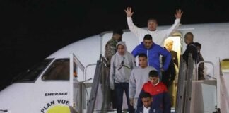 Llegan a Venezuela los primeros 190 migrantes deportados de EU como parte del acuerdo entre Maduro y gobierno de Trump
