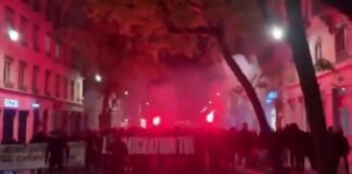 Franceses salieron a las calles para gritar «¡Fuera el Islam de Europa!»