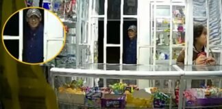 Niña escapó de un hombre que la perseguía y se refugió en una tienda