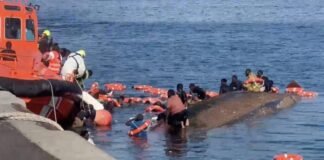 Tragedia: al menos siete muertos tras el vuelco de un cayuco con migrantes de Senegal