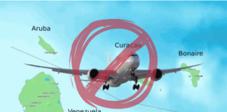 Aruba extiende el cierre de la frontera aérea con Venezuela por 4 meses