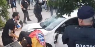 Brutal atropello masivo en la previa del Espanyol-Barça dejó más de 10 heridos