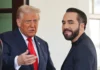 Trump elogia la relación entre EEUU y El Salvador y destaca gestión de Bukele en seguridad