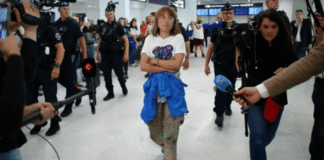 Greta Thunberg deportada de Israel, rumbo a Suecia con tránsito en Paris