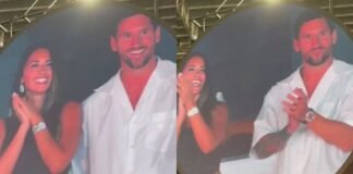 Tras la polémica: la kiss cam de Coldplay atrapó a Leo Messi y Anto Roccuzzo