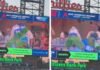 Las mascotas de los Phillies de Filadelfia recrean el incidente de la «Coldplay Kiss Cam» en un juego reciente
