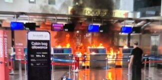 Caos en el aeropuerto de Milán Malpensa tras incendio