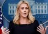 La respuesta de la secretaria de prensa de la Casa Blanca cuando le preguntaron por el despliegue de buques de guerra cerca de Venezuela