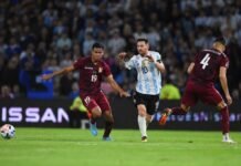 La Vinotinto cae 3-0 ante Argentina, tras frenéticos goles de Leonel Messi, en las eliminatorias al Mundial 2026