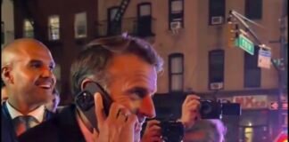 Macron queda bloqueado en Nueva York por la caravana de Trump