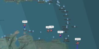 Reportan el sobrevuelo de al menos cinco aviones militares de EEUU cerca de las costas de Venezuela
