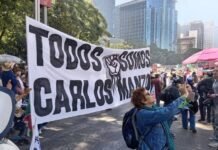 Marchan en la Ciudad de México en protesta contra la inseguridad y el Gobierno de Sheinbaum