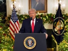 Trump termina su discurso a la nación sin mencionar directamente a Venezuela