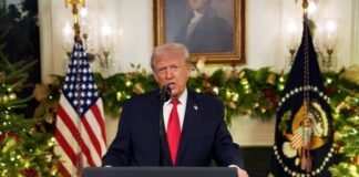 Trump termina su discurso a la nación sin mencionar directamente a Venezuela