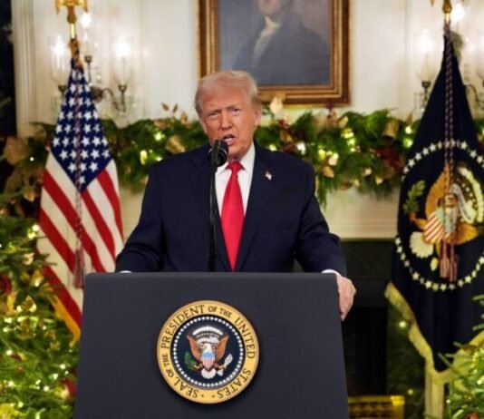 Trump termina su discurso a la nación sin mencionar directamente a Venezuela