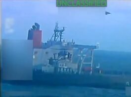Revelan video del momento en el que es incautado el buque petrolero frente a las costas de Venezuela