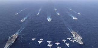 Reportan un despliegue inusual de buques militares chinos en el Pacífico