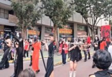 Polémico performance trans irrumpe en Viernes Santo y genera tensión frente a iglesias