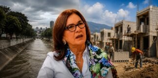 Jacqueline Farías: ¿La misma responsable del río Guaire ahora reconstruirá más de 9.000 viviendas?