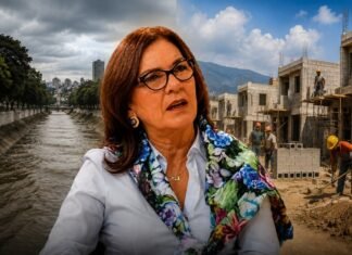 Jacqueline Farías: ¿La misma responsable del río Guaire ahora reconstruirá más de 9.000 viviendas?