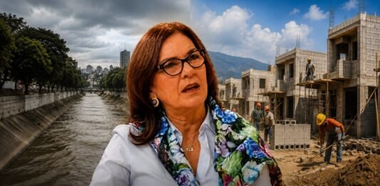 Jacqueline Farías: ¿La misma responsable del río Guaire ahora reconstruirá más de 9.000 viviendas?
