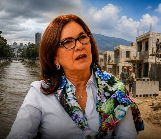 Jacqueline Farías: ¿La misma responsable del río Guaire ahora reconstruirá más de 9.000 viviendas?