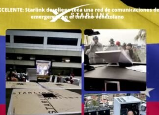 EXCELENTE: Starlink despliega toda una red de comunicaciones de emergencia en el terreno venezolano