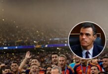 Mundial: Mientras el Rey celebraba con la selección de España, a Sánchez lo dejaron en el palco
