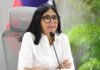 Delcy Rodríguez que durante años ayudó a construir el discurso antiisraelí del chavismo, hoy terminó agradeciendo a Israel.